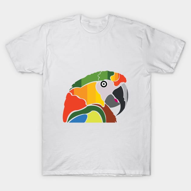 Macaw T-Shirt by HiCuteVision